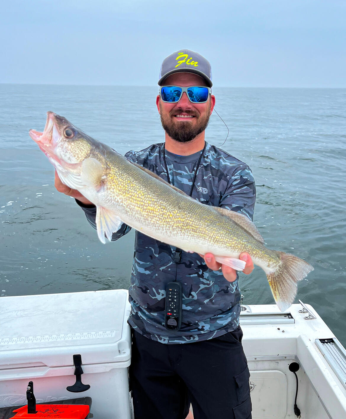 Dave caught a walleye Dave caught a walleye